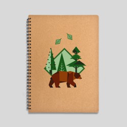 Caderno da raposa da montanha