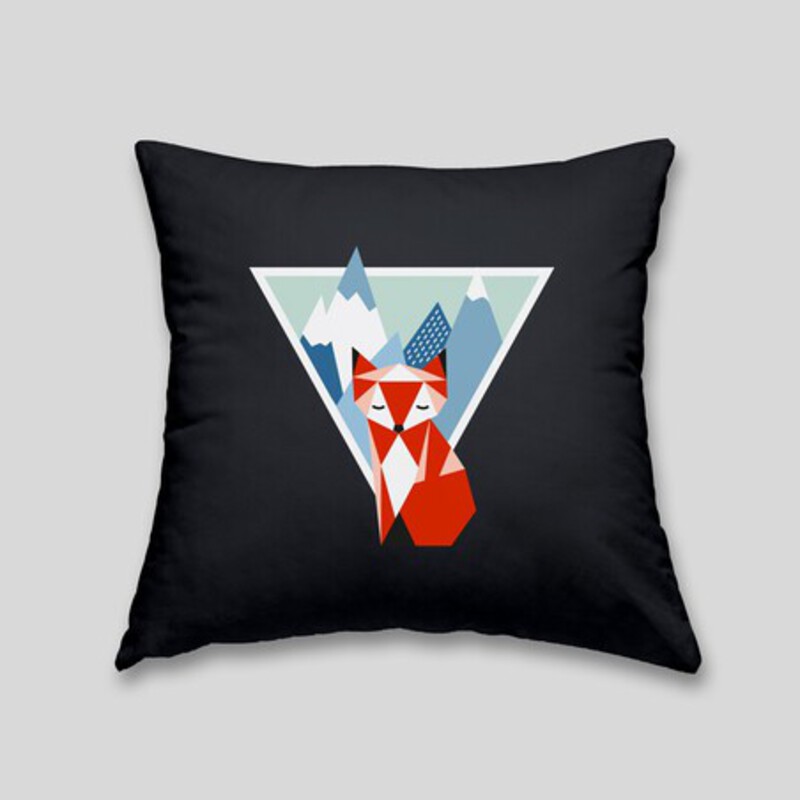 Coussin de renard des montagnes